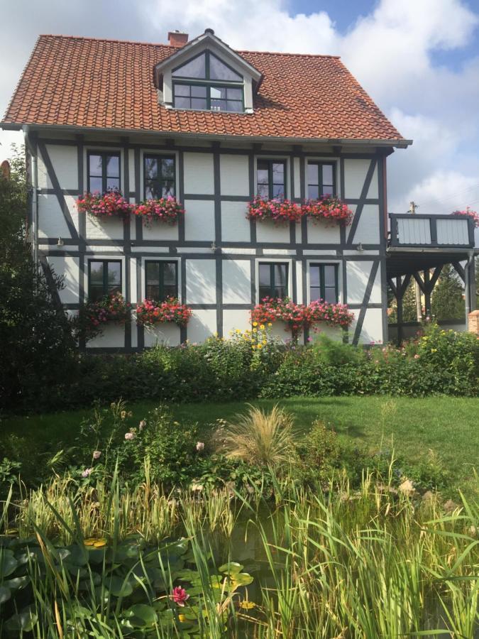 Schöne gemütliche Ferienwohnung mit Kamin im Harz II Darlingerode Exterior foto
